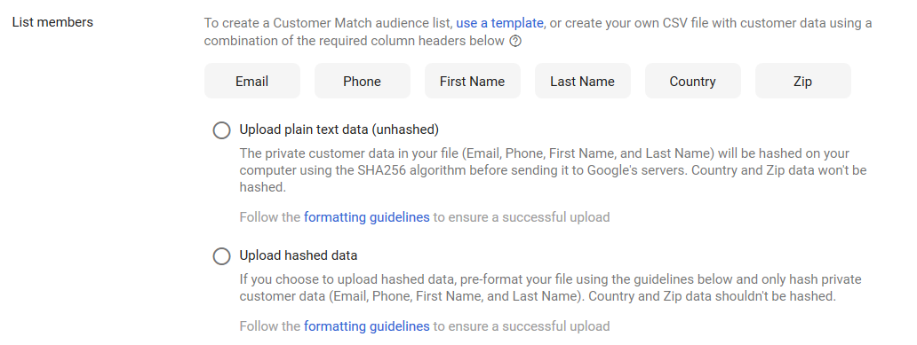 phone number matching in adwords