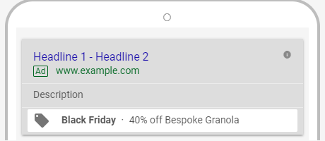 promotion extensions within the new adwords experience