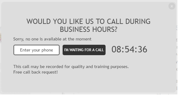 Callbacktracker Screenshot