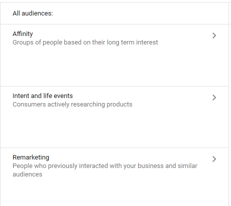 adwords life events targeting