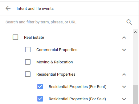targeting life events in google adwords