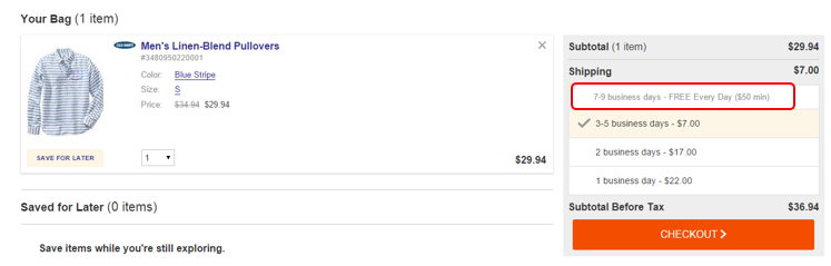 how to upsell faster shipping