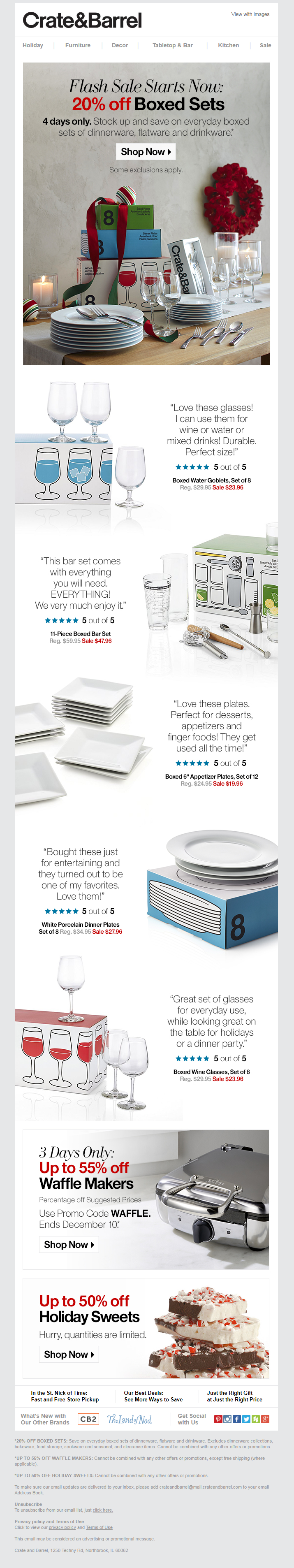 crate&barrel email