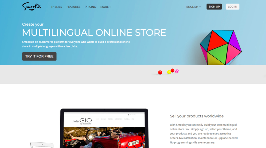 Easily set up an additional multi-language site for your e-commerce business on Smoolis