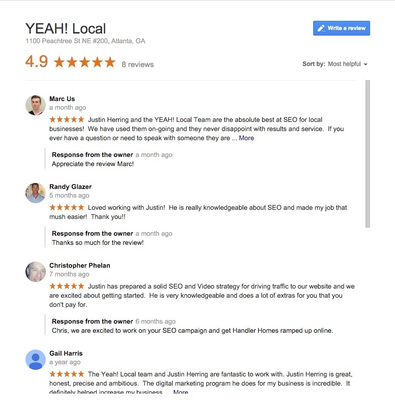Atlanta SEO Reviews