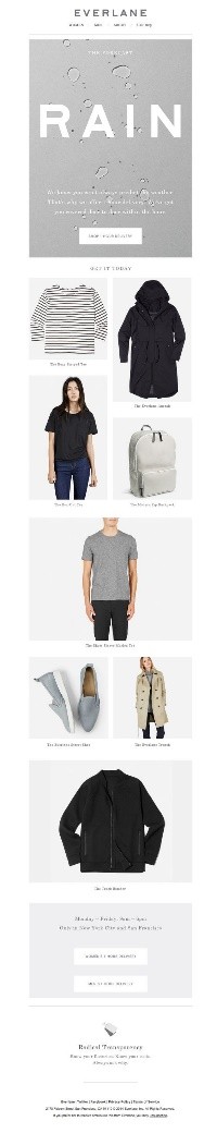 Everlane monsoon color in emails