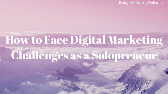 ‘How to Face Digital Marketing Challenges as a Solopreneur’ As a solopreneur, it can be difficult to wear so many hats without feeling overwhelmed. It is a fact that, as a solopreneur, everything you do will likely be alone or with very little help, at least in the beginning. That means you will also have to face digital marketing challenges by yourself. Fret not! This blog shows you how you can confidently approach digital marketing as a solopreneur in seven steps: http://bit.ly/DigMarSol