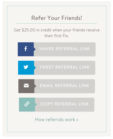 use social sharing to promote referral program