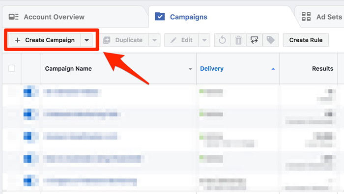facebook ad campaign new langing page attribution