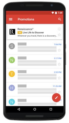 email remarketing for gmail ads mobile example