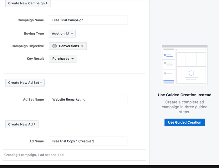 facebook ad account naming conventions example