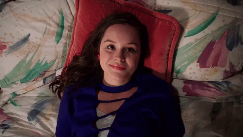 beautiful girl daydreaming 