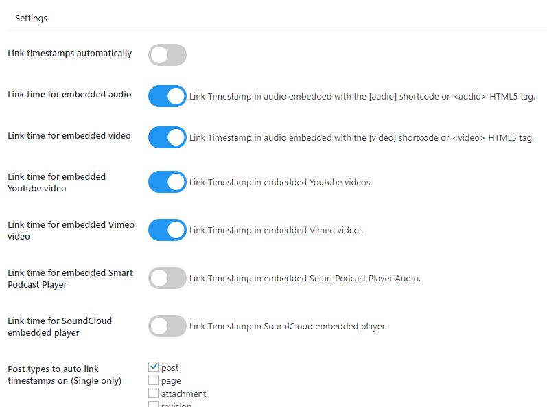 link time stamp wordpress plugin