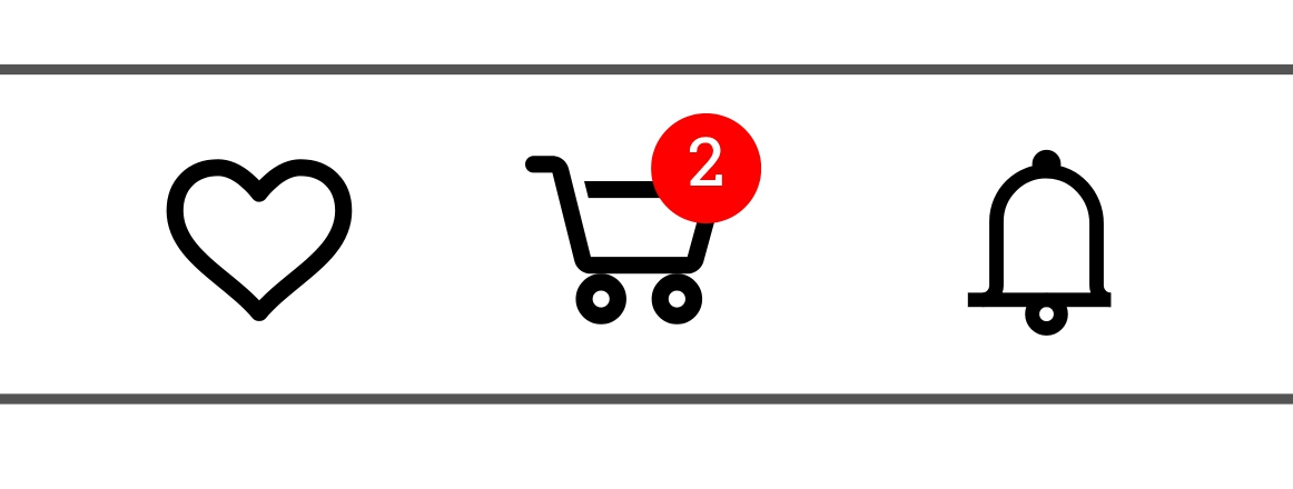 A visible shopping cart reduces shopping cart abandonment.