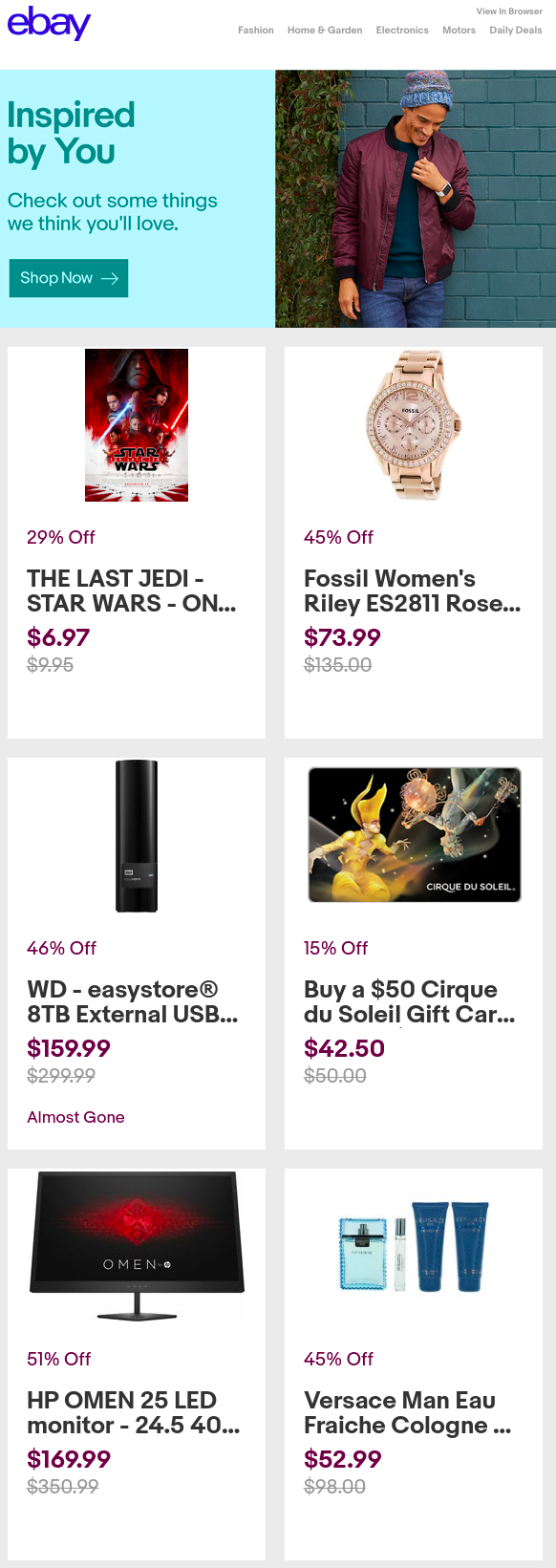 Email Marketing Based off Browsing History
