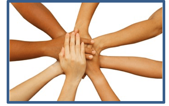 Hands united