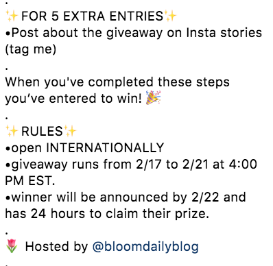 instagram loop giveaway