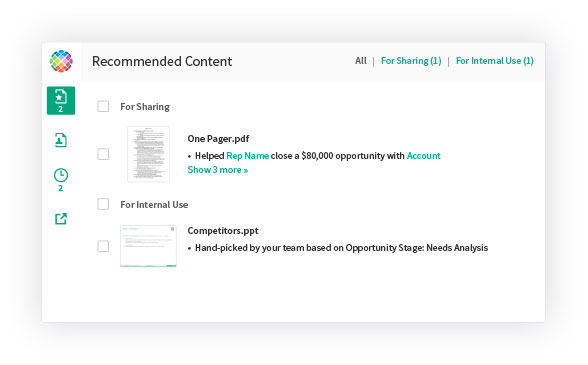 Screenshot of Showpad