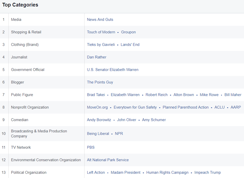 the level of detail in facebook audience targeting is astounding