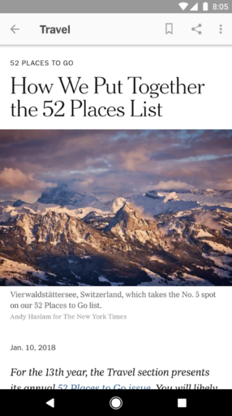 New York Times App