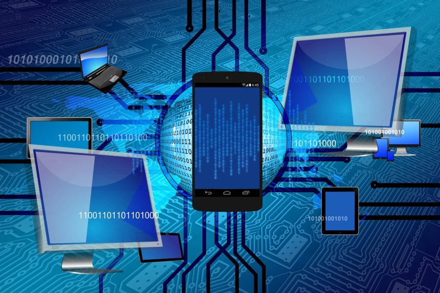 digital transformation with mobile devices and servers