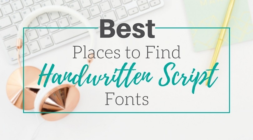 Best Places to Find Handwritten Script Fonts