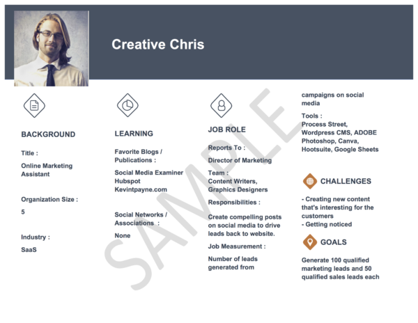 Creative Chris Buyer Persona