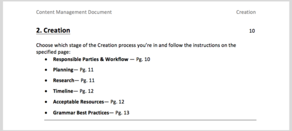 content management