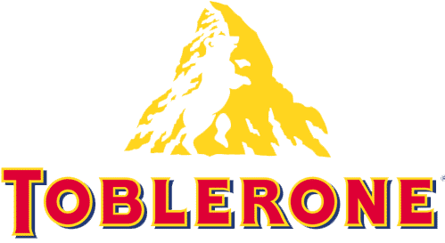 Toblerone logo with negative space bear