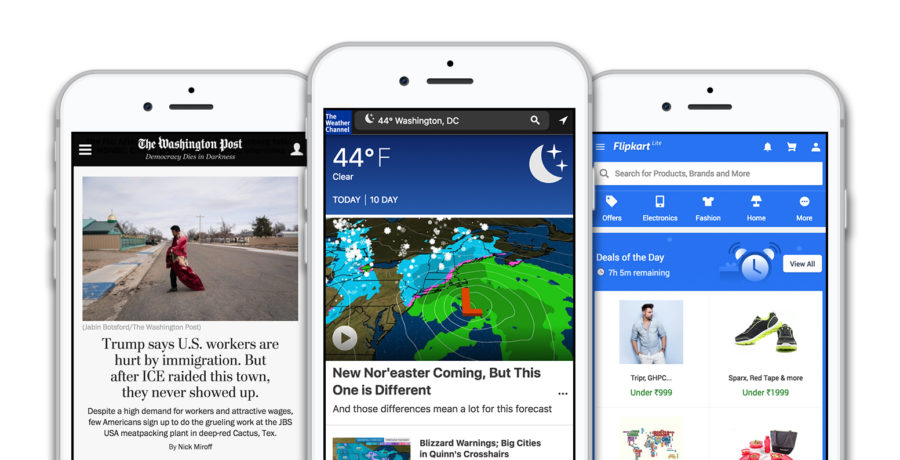 companies doing progressive web apps