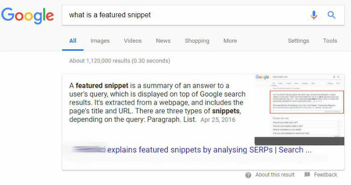 how to increase your SEO traffic with a featured snippet