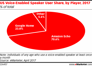 Voice Search Statistics 2018 by Player