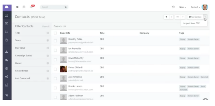 Agile Contacts