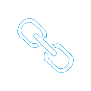 Image of links in a chain — content marketing is the link between your customers and their initial experience on your website.