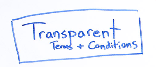 transparent terms and conditions