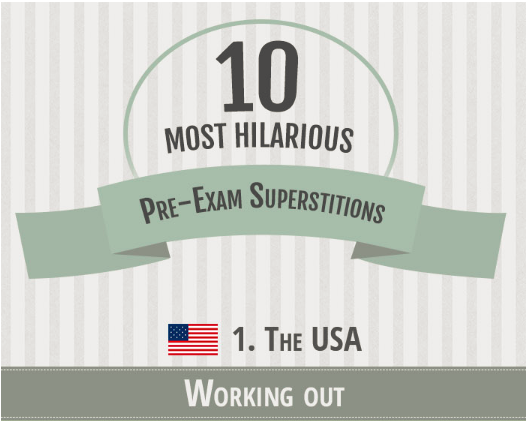 10 Most hilarious pre-exam superstitions