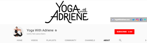 Adriene is a yoga expert