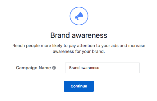 brand awareness objective