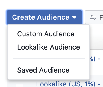 Create custom audience