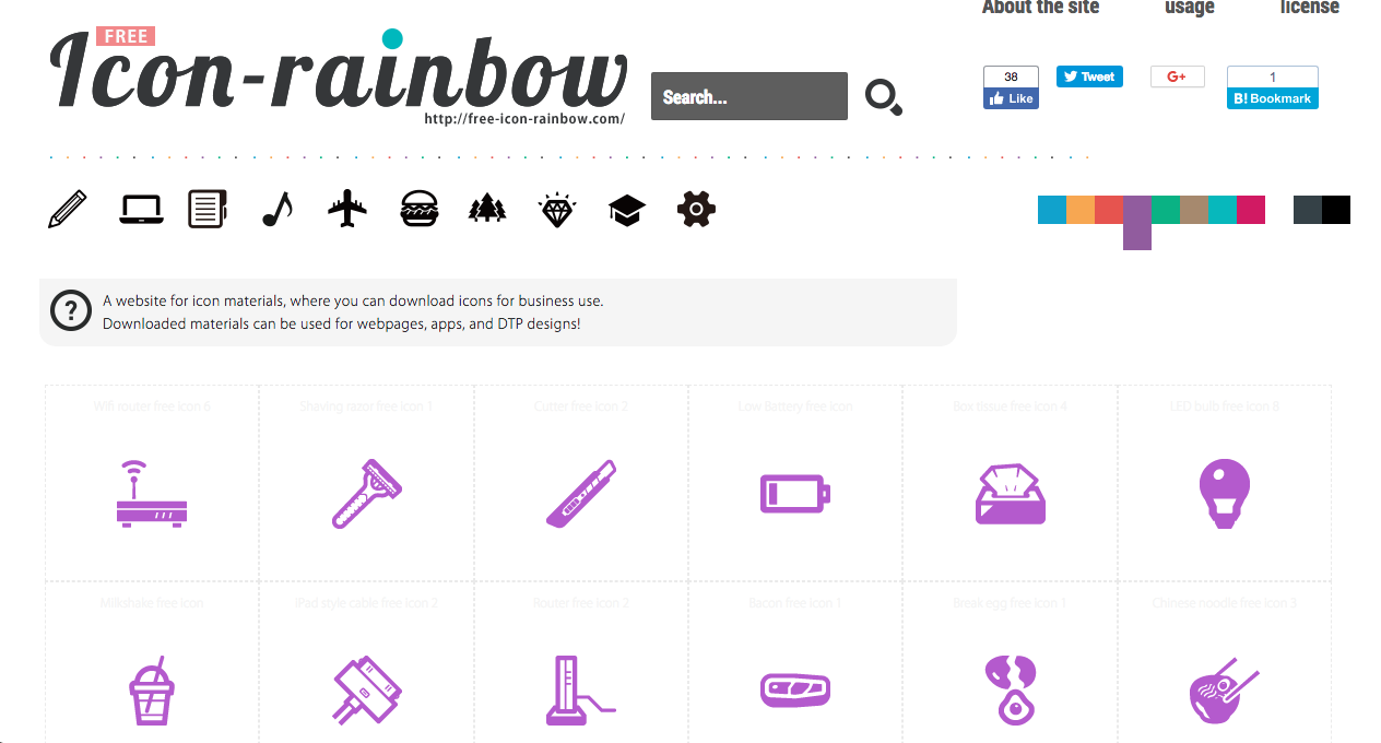 Free Icon Marketplaces And Websites Free Icon Rainbow