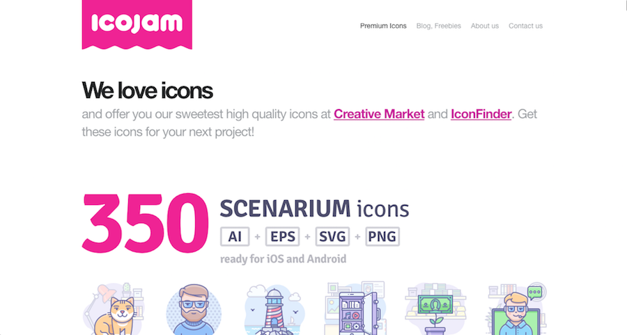 Free Icon Marketplaces And Websites Icojam