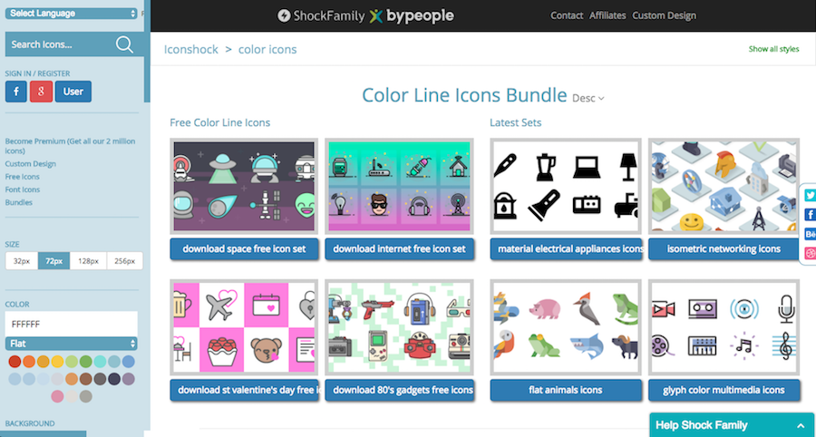 Free Icon Marketplaces And Websites Icon Shock