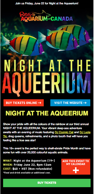 Night at the Aqueerium