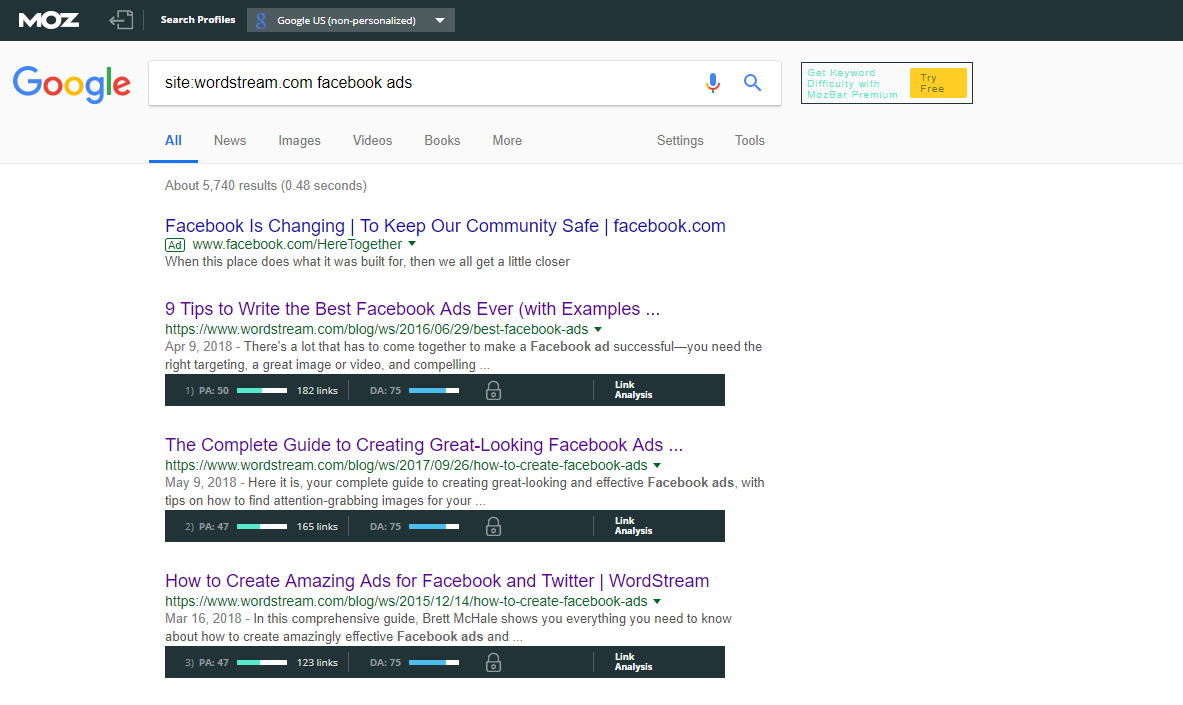 SEO Audit Internal Links