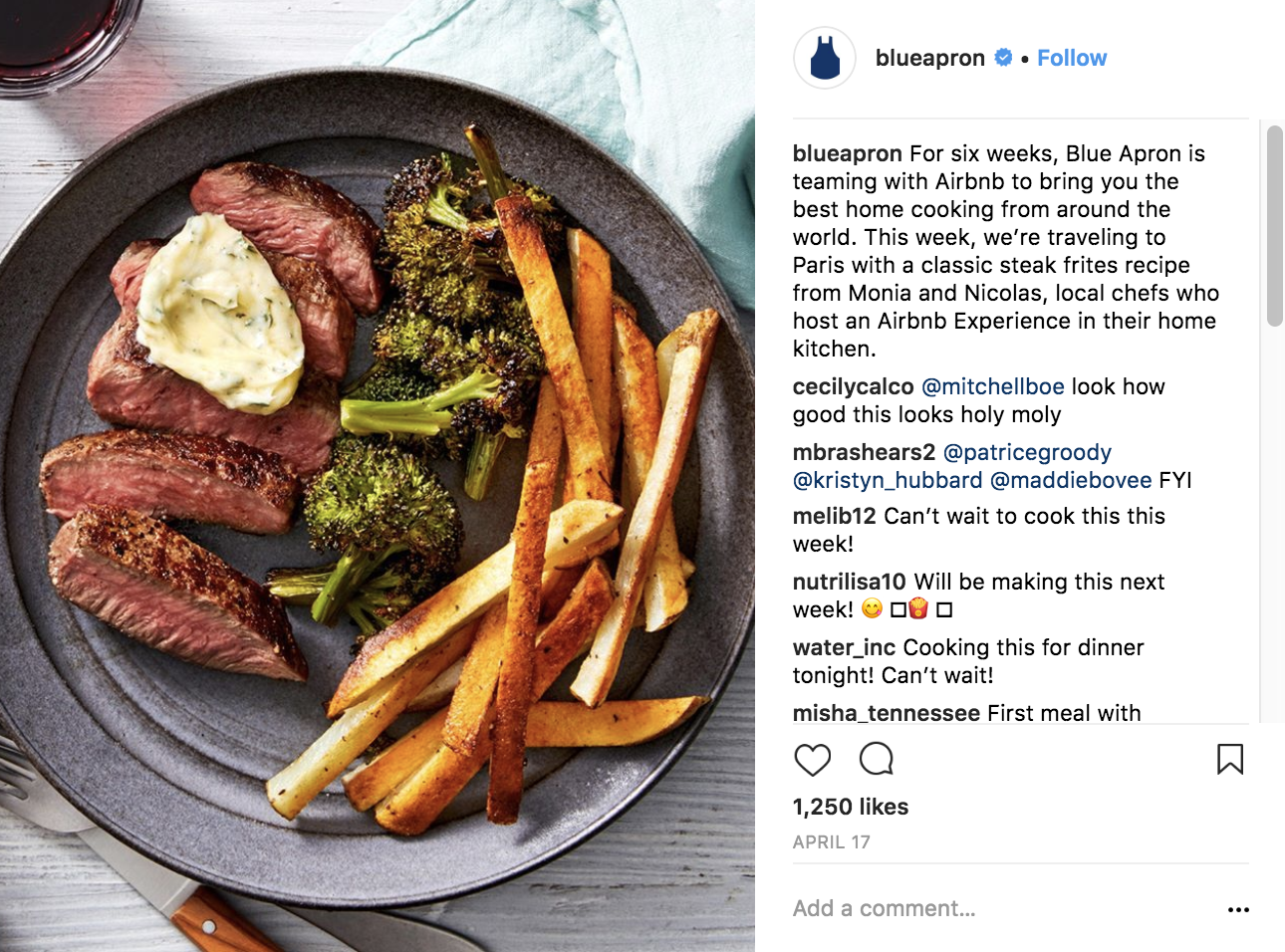 blue-apron-instagram-marketing-strategy