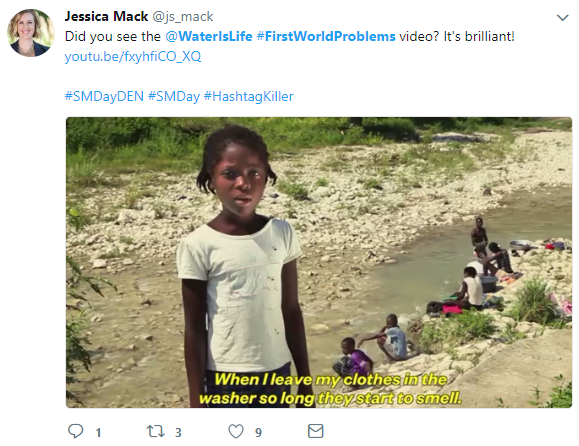 Nonprofit Hashtags Water is Life