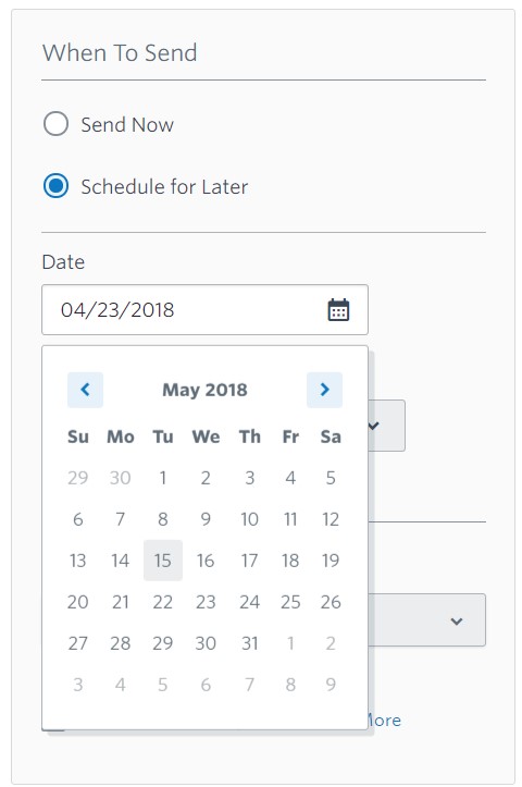 schedule email