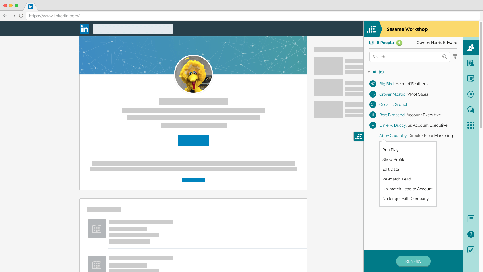 engagio scout chrome plugin