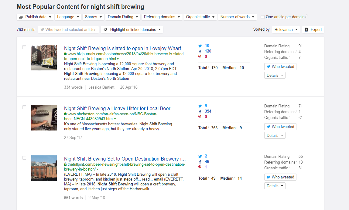 SEO Audit Content Explorer