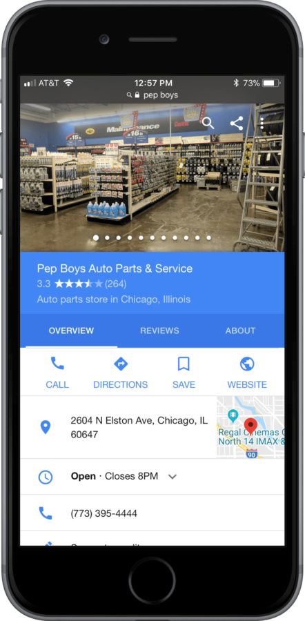 Customers often call or visit a business after a local voice search — therefore, make sure your Google My Business listing is up-to-date 